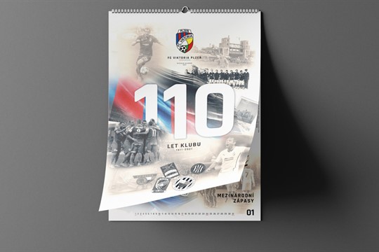 Viktoria Plzeň oslaví 110 let. K jubileu vydá speciální kalendář