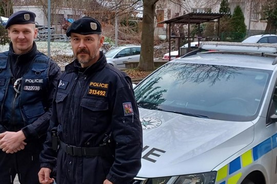 Policisté zachránili sebevraha. Druhý den se od něj dočkali poděkování