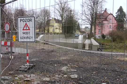 Dopravu v Rumburku komplikují opravy mostů