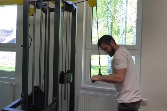 Ve Višňové mají svou vlastní posilovnu