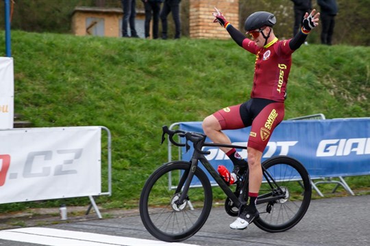 V Plzni se rozjela cyklistická Giant liga. První závod ovládl Richard Habermann