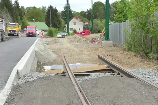 Modernizace tramvajové trati má zpoždění