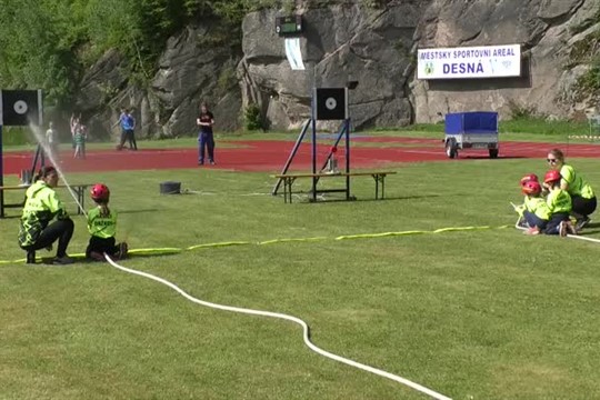Hasiči v Desné mají novou startovací plochu pro soutěže