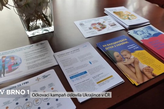 Očkovací kampaň oslovila stovky Ukrajinců v ČR