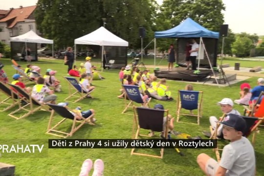 Děti z Prahy 4 si užily dětský den v Roztylech