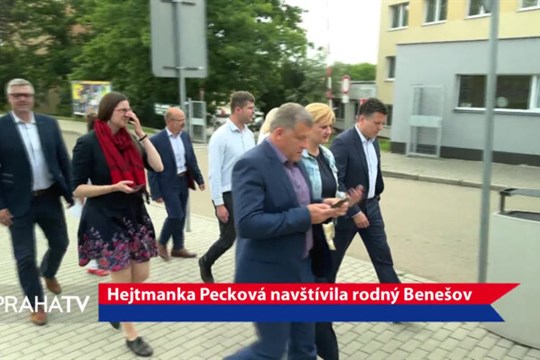 Hejtmanka Pecková navštívila rodný Benešov