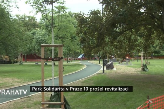 Park Solidarita V Praze 10 prošel revitalizací