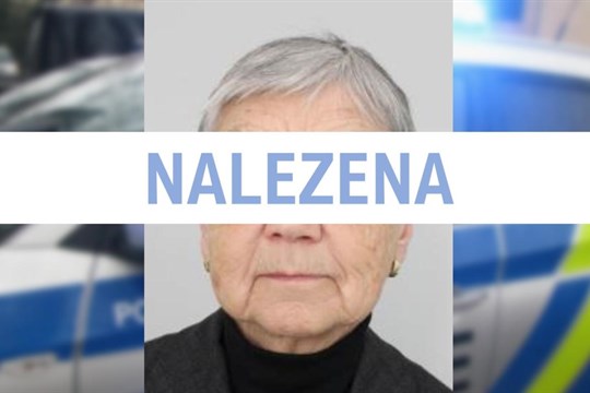 Aktualizace: Pátrání ukončeno, pohřešovanou stařenku nalezli v pořádku!