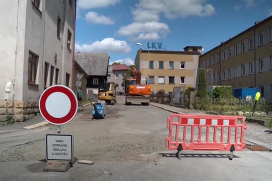 V Lomnici rekonstruují krajskou silnici II/268