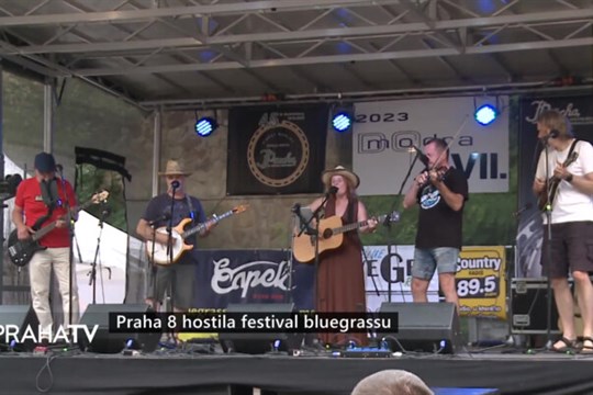 Praha 8 hostila festival bluegrassu