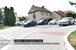 Kvůli rekonstrukci vozovky je ulice Palackého uzavřena