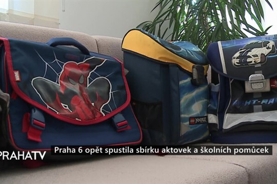 Praha 6 opět spustila sbírku aktovek a školních pomůcek