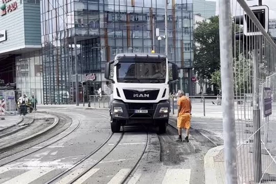 Šaldovo náměstí v Liberci je částečně neprůjezdné
