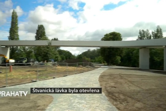 Štvanická lávka byla otevřena