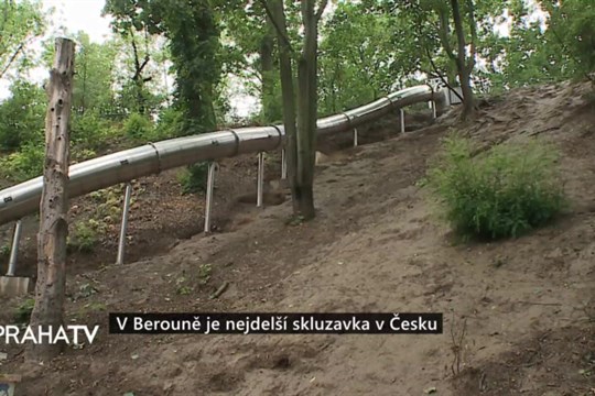 V Berouně je nejdelší skluzavka v Česku
