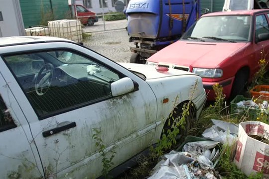 Nový Bor chystá první dražbu autovraků