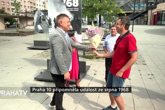 Praha 10 připomněla údálost ze srpna 1968