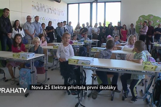 Nová ZŠ Elektra přivítala první školáky