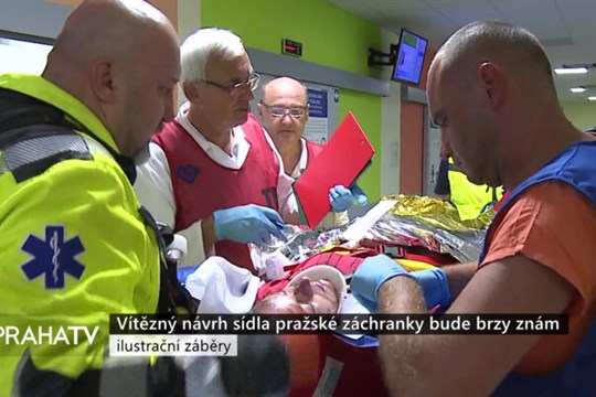 Vítězný návrh sídla pražské záchranky bude brzy znám