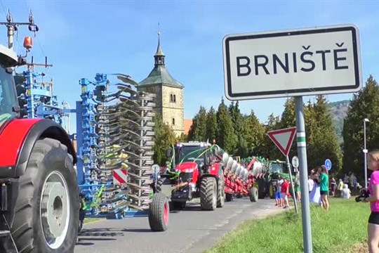 Dožínkových slavností se letos ujalo Brniště
