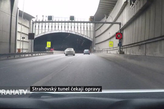 Strahovský tunel čekají opravy