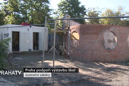 Praha podpoří výstavbu škol