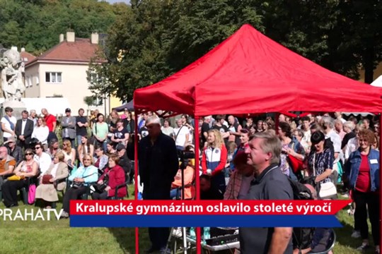 Kralupské gymnázium oslavilo stoleté výročí