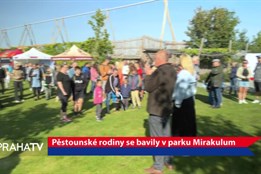 Pěstounské rodiny se bavily v parku Mirakulum