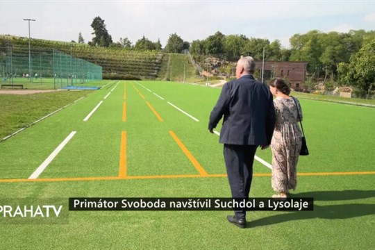 Primátor Svoboda navštívil Suchdol a Lysolaje