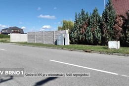 Silnice II/395 je v rekonstrukci