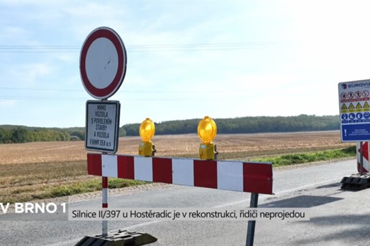 Silnice II/397 je v rekonstrukci, řidiči neprojedou
