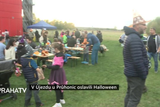 V Újezdu u Průhonic oslavili Halloween