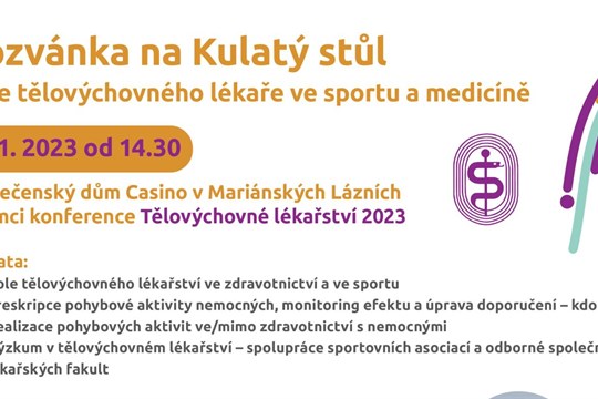 Jaká je role tělovýchovného lékařství ve sportu a v medicíně prozradí konference v Mariánských Lázních