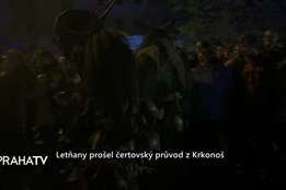 Letňany prošel čertovský průvod z Krkonoš