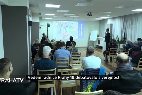 Vedení radnice Prahy 18 debatovalo s veřejností
