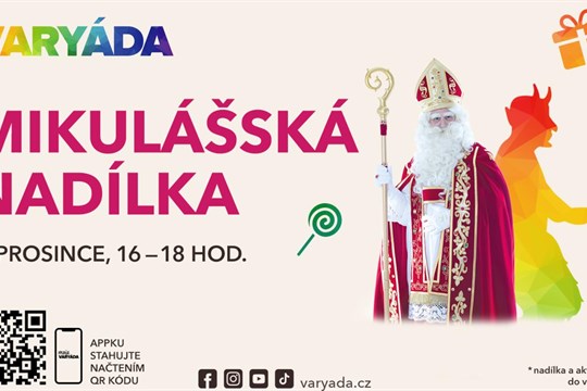 Mikulášská nadílka se uskuteční 4. prosince ve Varyádě