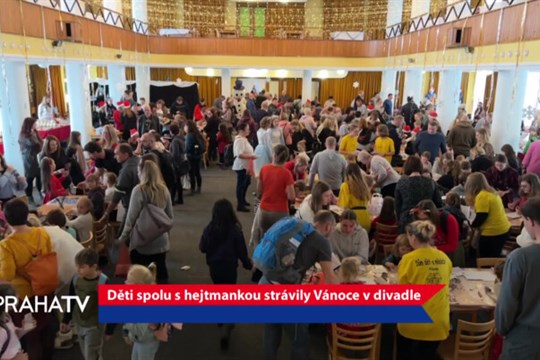 Děti spolu s hejtmankou strávily Vánoce v divadle