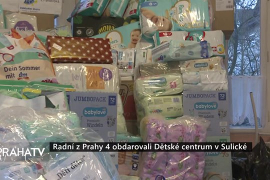 Radní z Prahy 4 obdarovali Dětské centrum v Sulické