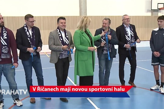 V Říčanech mají novou sportovní halu