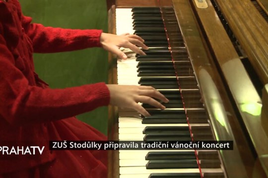 ZUŠ Stodůlky připravila tradiční vánoční koncert