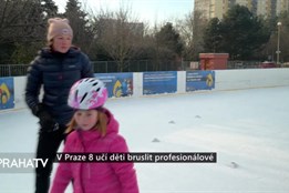 V Praze 8 učí děti bruslit profesionálové