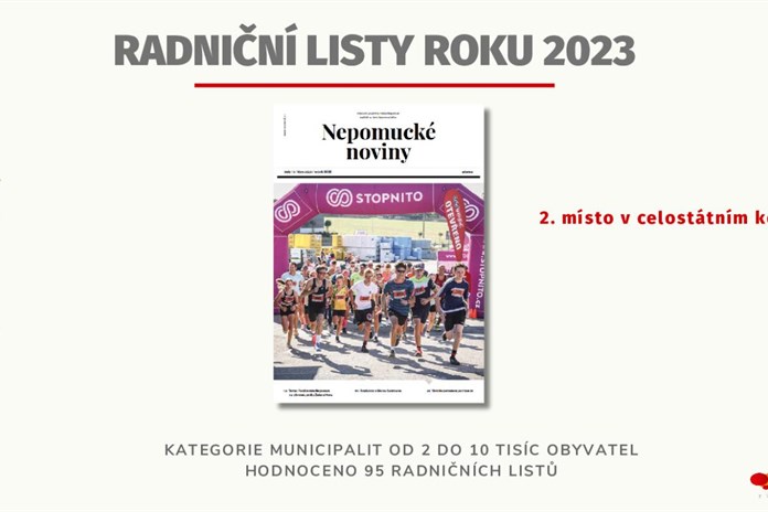 Nepomucké noviny se dočkaly významného ocenění!