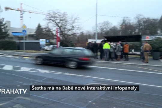 Šestka má na Babě nové interaktivní infopanely