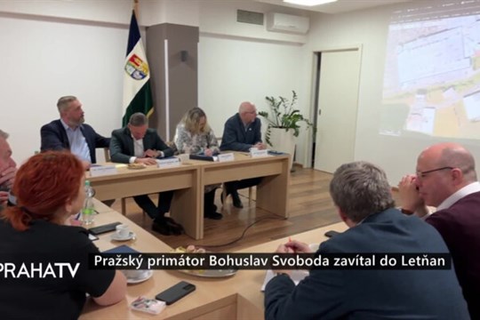 Pražský primátor Bohuslav Svoboda zavítal do Letňan