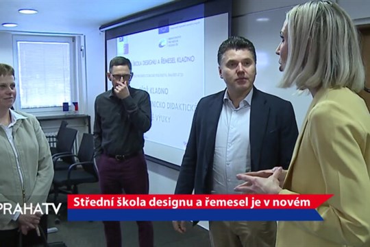 Střední škola designu a řemesel je v novém