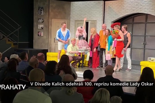 V Divadle Kalich odehráli 100. reprízu komedie Lady Oskar
