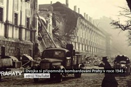 Dvojka si připomněla bombardování Prahy v roce 1945