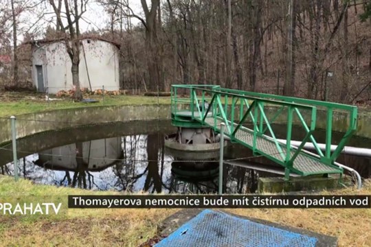 Thomayerova nemocnice bude mít čistírnu odpadních vod