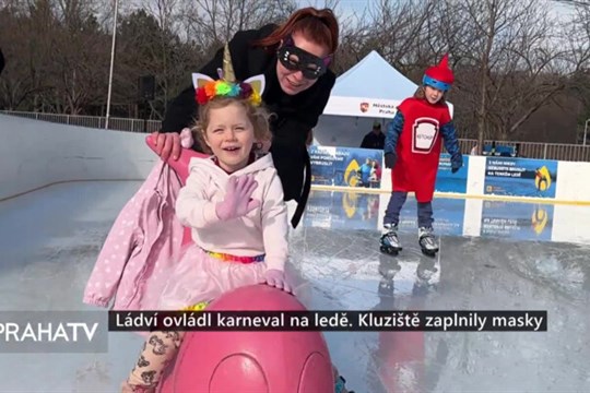 Ládví ovládl karneval na ledě. Kluziště zaplnily masky