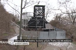 Obnova vyhořelého kostela přijde Prahu na 44 milionů